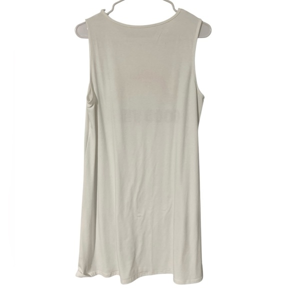 Good Vibes White Rainbow Amazon Tank Dress Size Small NWOT - Picture 9 of 11